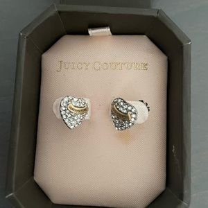 Never Worn Original Juicy Couture classic heart earrings